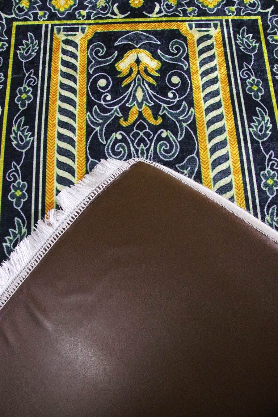 Hurma Ağacı Kadife Ortopedik Seccade - İsme Özel 3 CM Süngerli - Carpetella