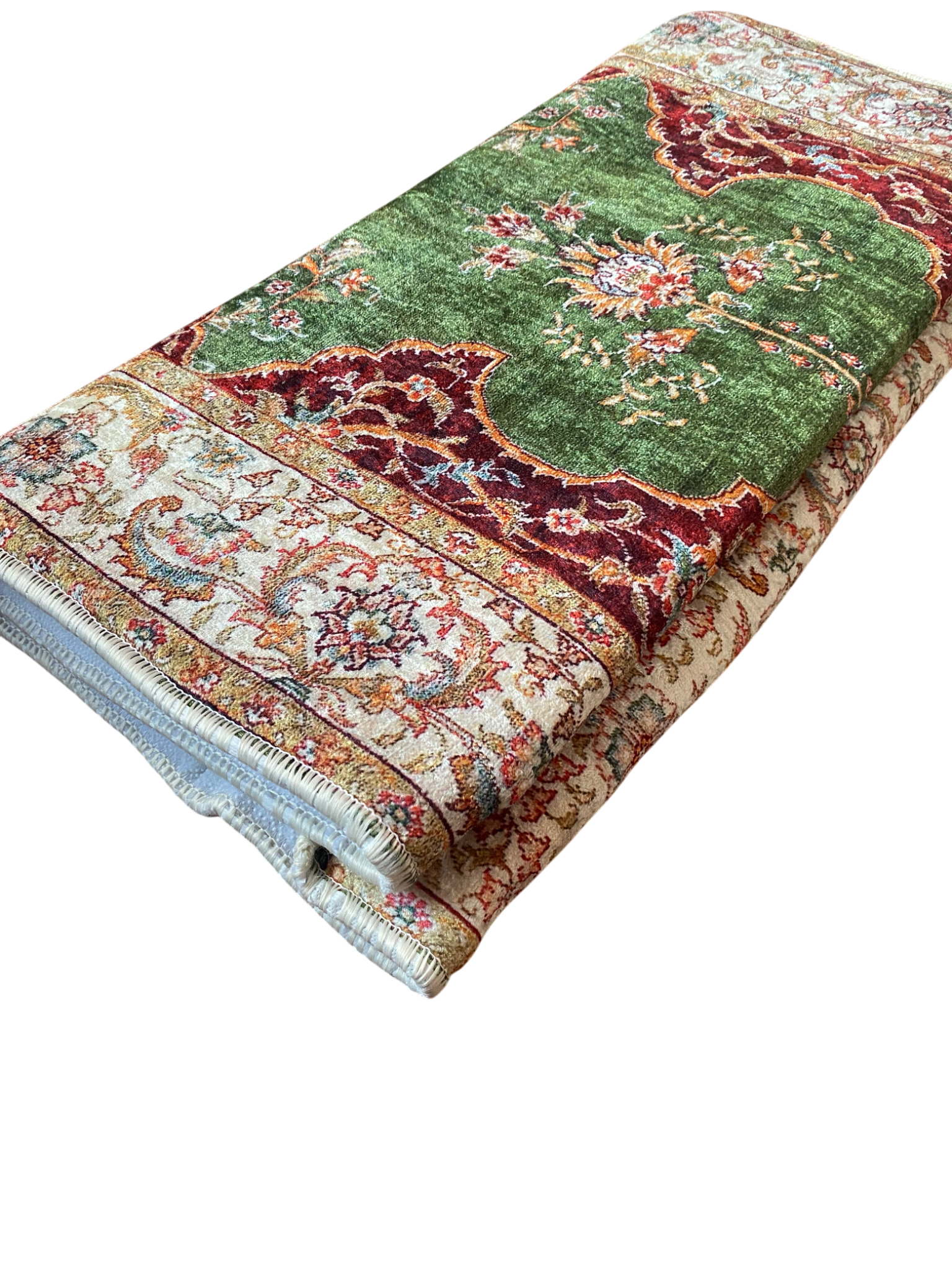 Sırt Destekli Katlanabilir Ortopedik Seyahat Seccade – Süngerli, Diz Ağrıtmaz