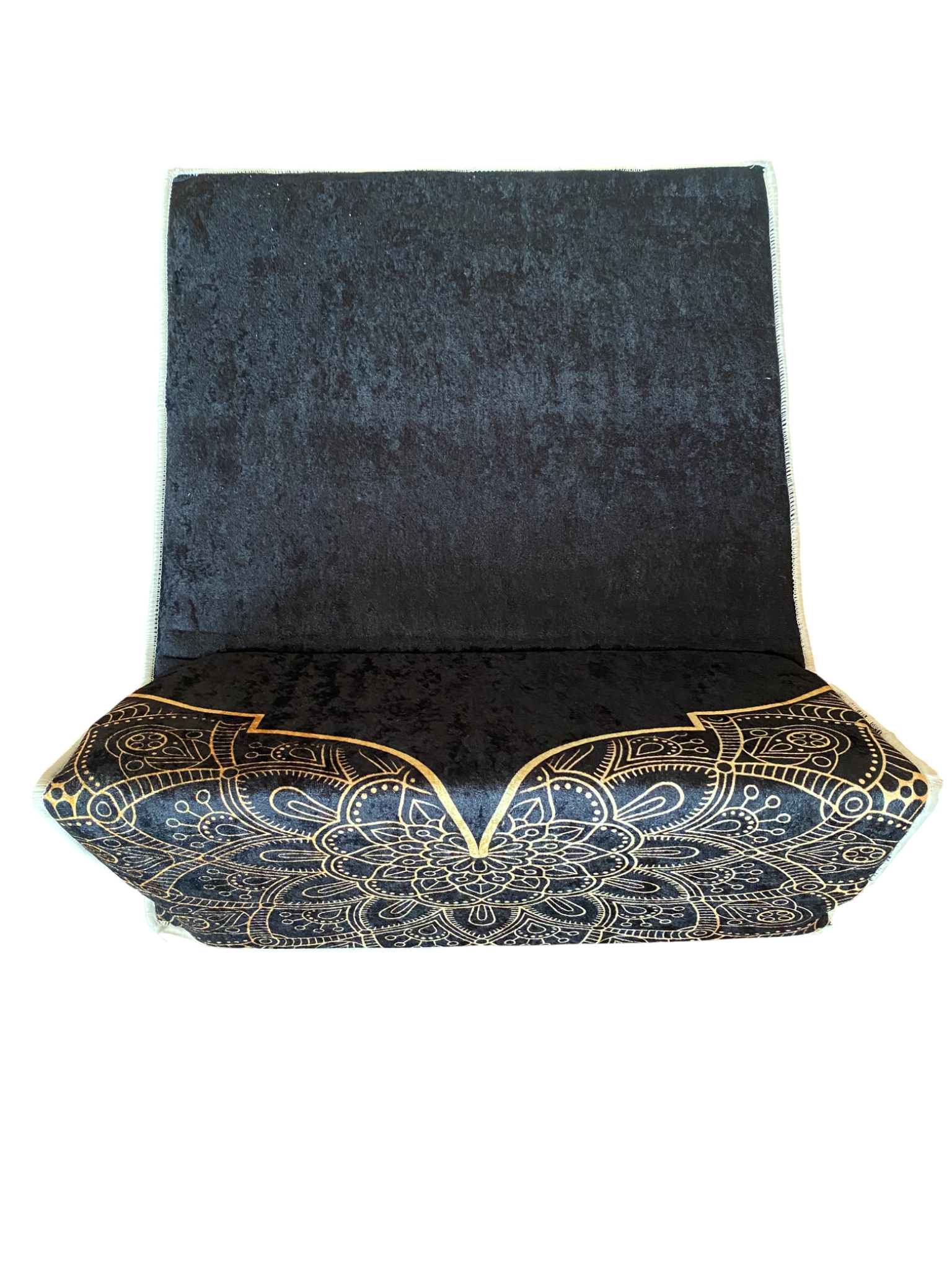 Sırt Destekli Katlanabilir Ortopedik Seyahat Seccade – Süngerli, Diz Ağrıtmaz, Ortopedik