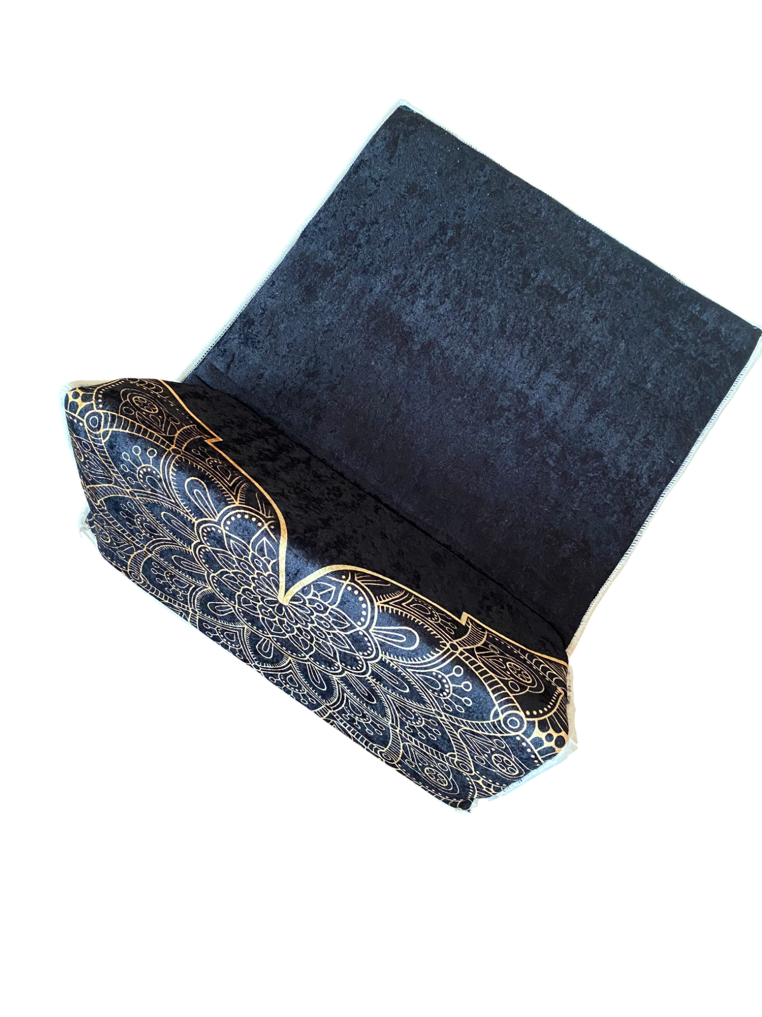 Sırt Destekli Katlanabilir Ortopedik Seyahat Seccade – Süngerli, Diz Ağrıtmaz, Ortopedik