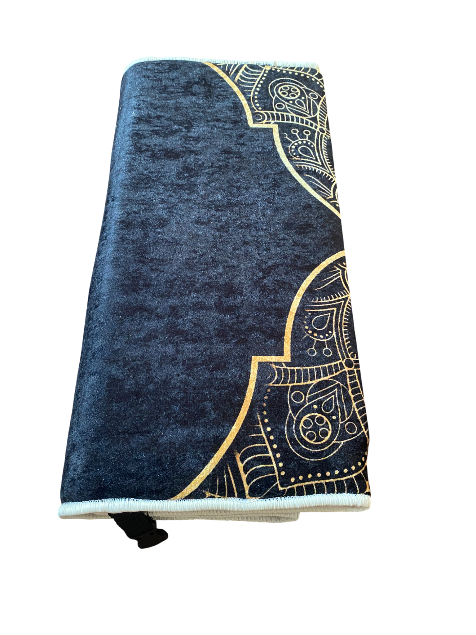 Sırt Destekli Katlanabilir Ortopedik Seyahat Seccade – Süngerli, Diz Ağrıtmaz, Ortopedik