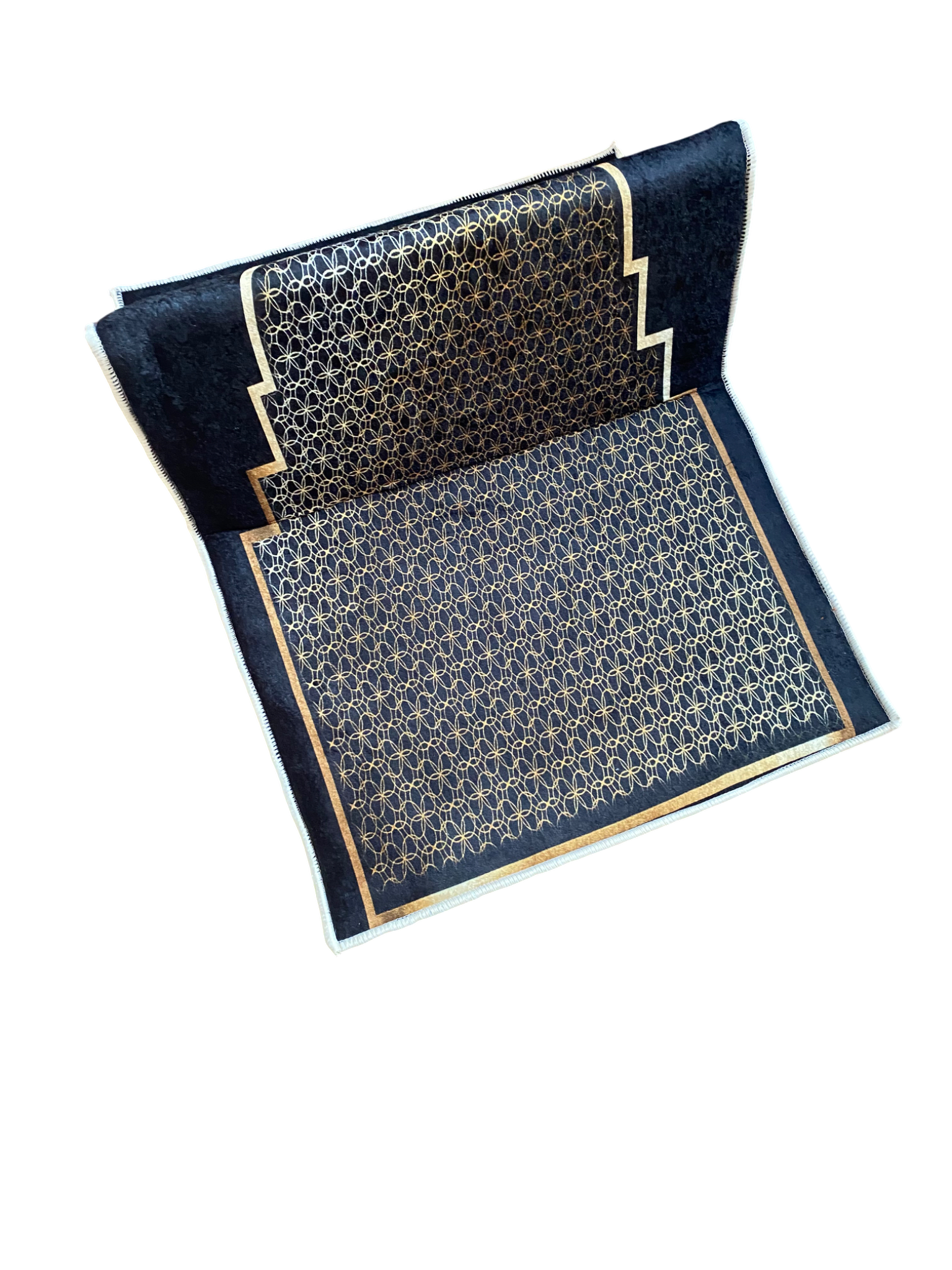 Sırt Destekli Katlanabilir Ortopedik Seyahat Seccade – Süngerli, Diz Ağrıtmaz