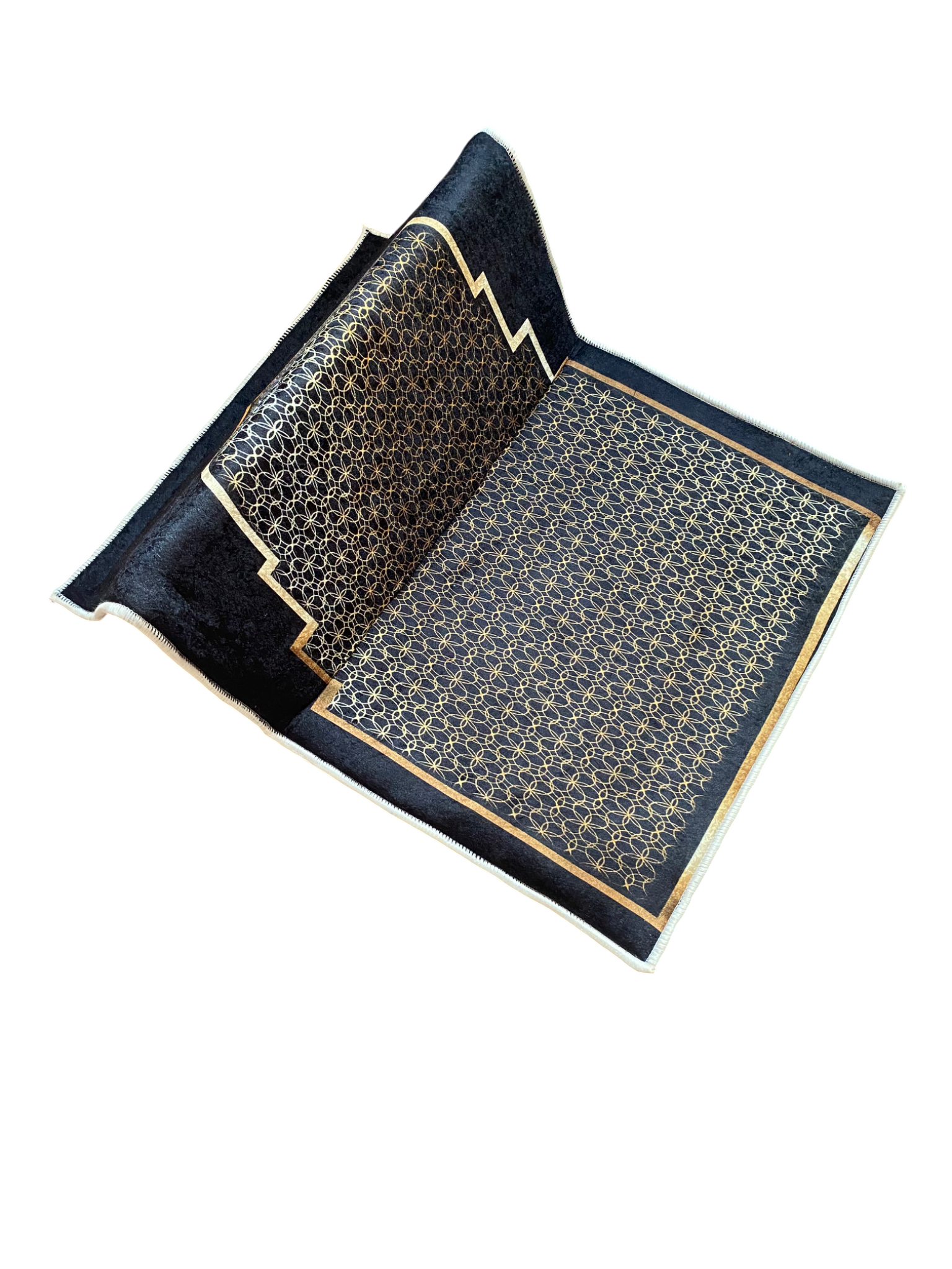 Sırt Destekli Katlanabilir Ortopedik Seyahat Seccade – Süngerli, Diz Ağrıtmaz