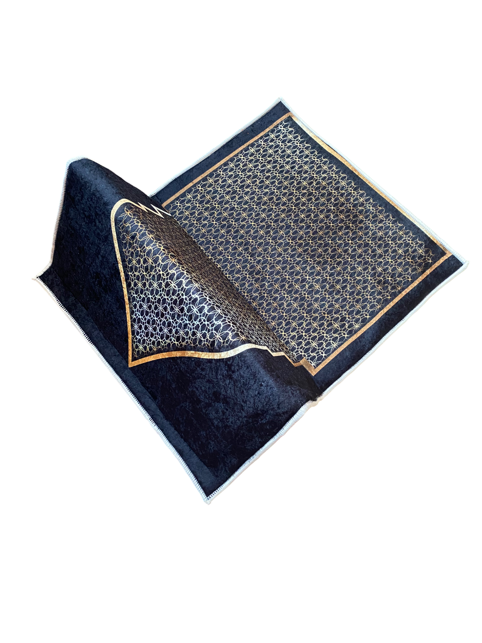 Sırt Destekli Katlanabilir Ortopedik Seyahat Seccade – Süngerli, Diz Ağrıtmaz