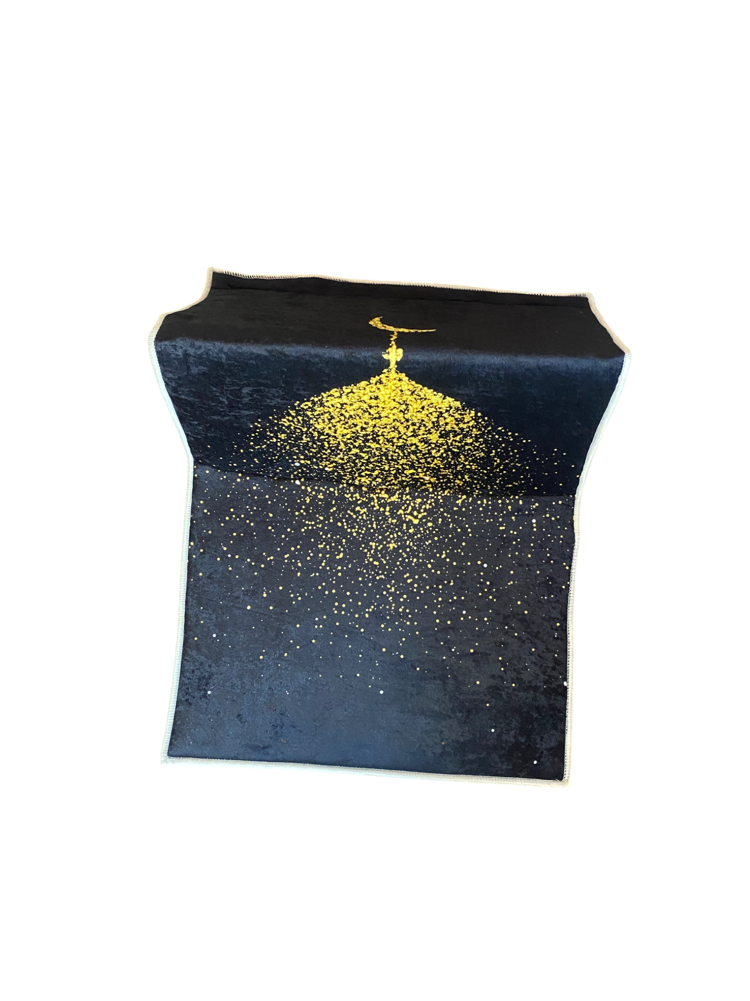 Sırt Destekli Katlanabilir Ortopedik Seyahat Seccade – Süngerli, Diz Ağrıtmaz, Ortopedik