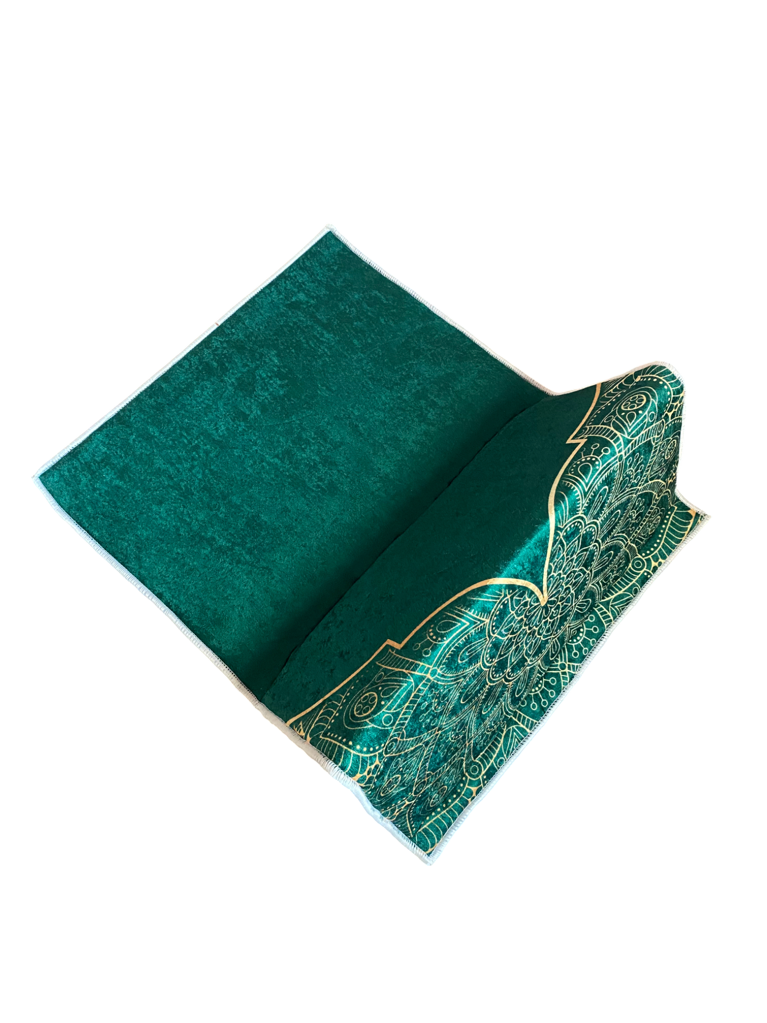 Sırt Destekli Katlanabilir Ortopedik Seyahat Seccade – Süngerli, Diz Ağrıtmaz