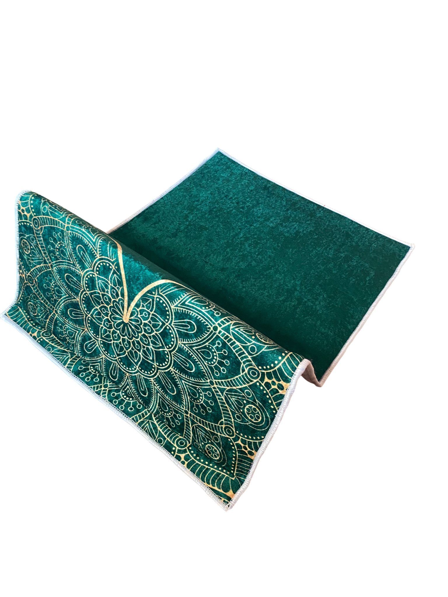 Sırt Destekli Katlanabilir Ortopedik Seyahat Seccade – Süngerli, Diz Ağrıtmaz