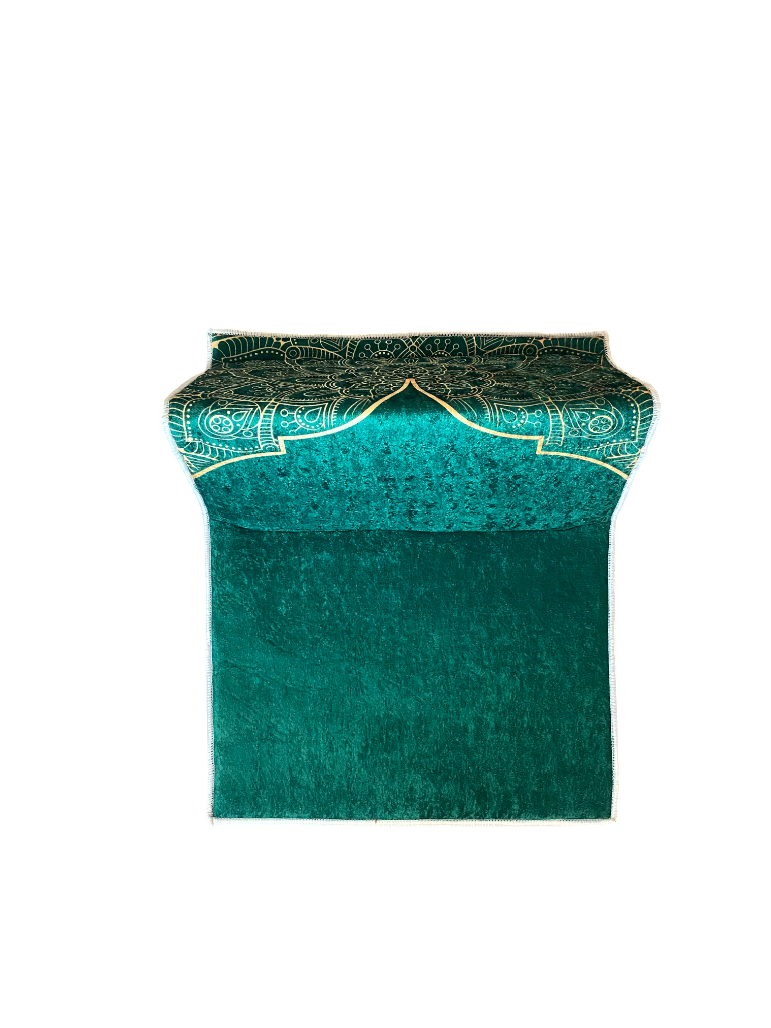 Sırt Destekli Katlanabilir Ortopedik Seyahat Seccade – Süngerli, Diz Ağrıtmaz