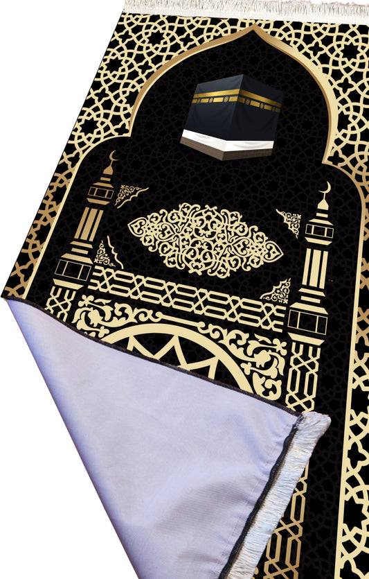 Light Slim Prayer Rug Foldable Janamaz Muslim Sejadah Islamic Gift