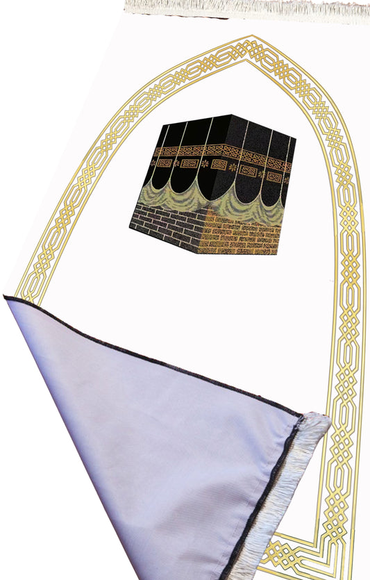 Light Slim Prayer Rug Foldable Janamaz Muslim Sejadah Islamic Gift