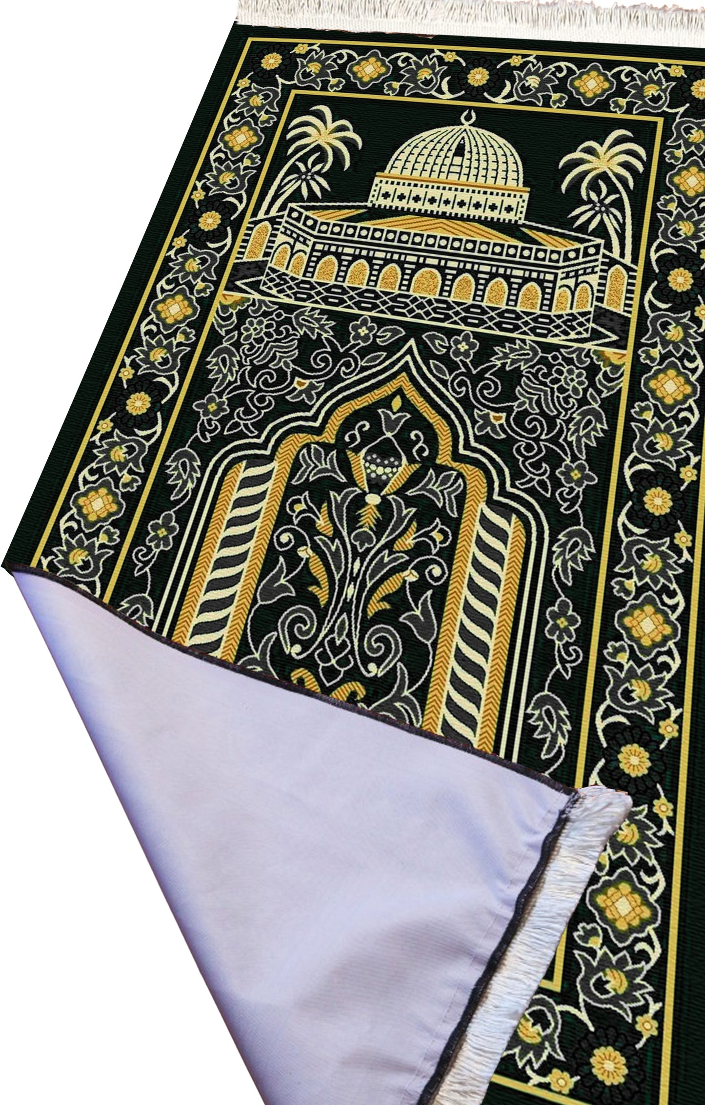 Light Slim Prayer Rug Foldable Janamaz Muslim Sejadah Islamic Gift