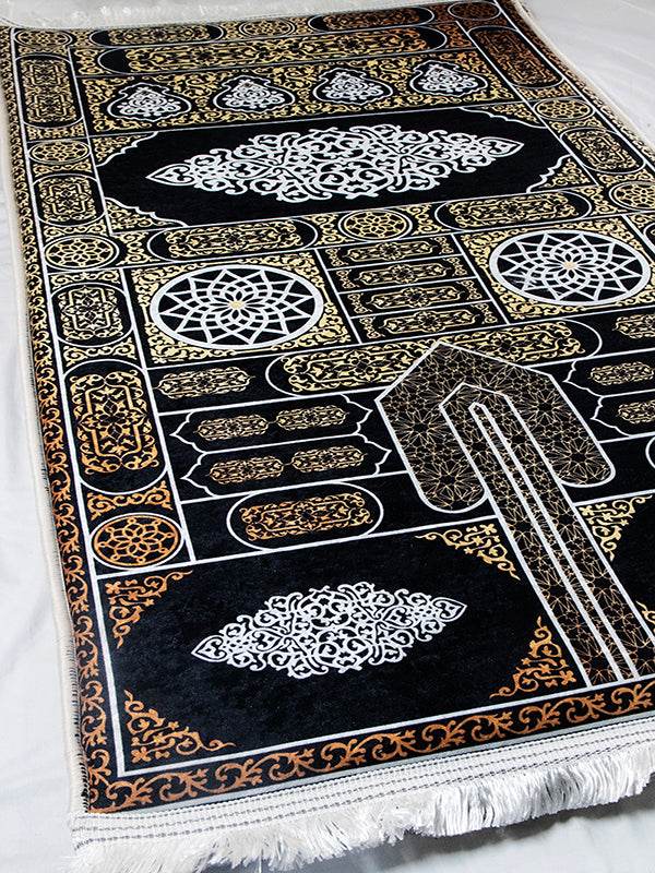 Kabe Desenli İsme Özel 3 CM Süngerli Ortopedik Seccade - Carpetella
