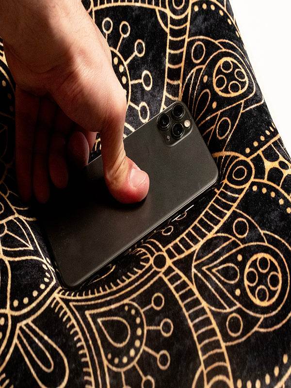 Siyah İsme Özel 3 CM Süngerli Ortopedik Seccade - Carpetella