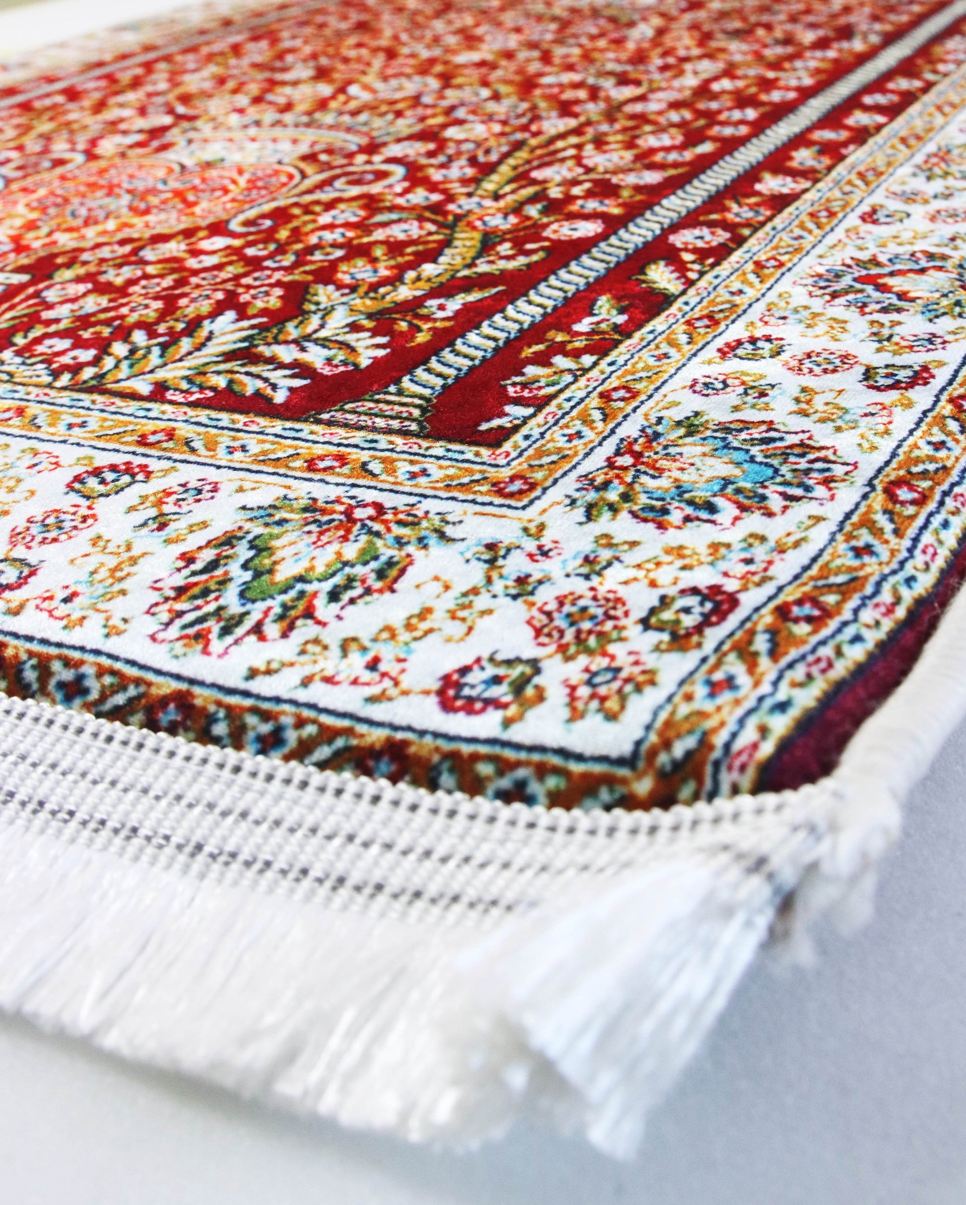 Tebriz Desenli İsme Özel 3 CM Süngerli Ortopedik Seccade - Carpetella