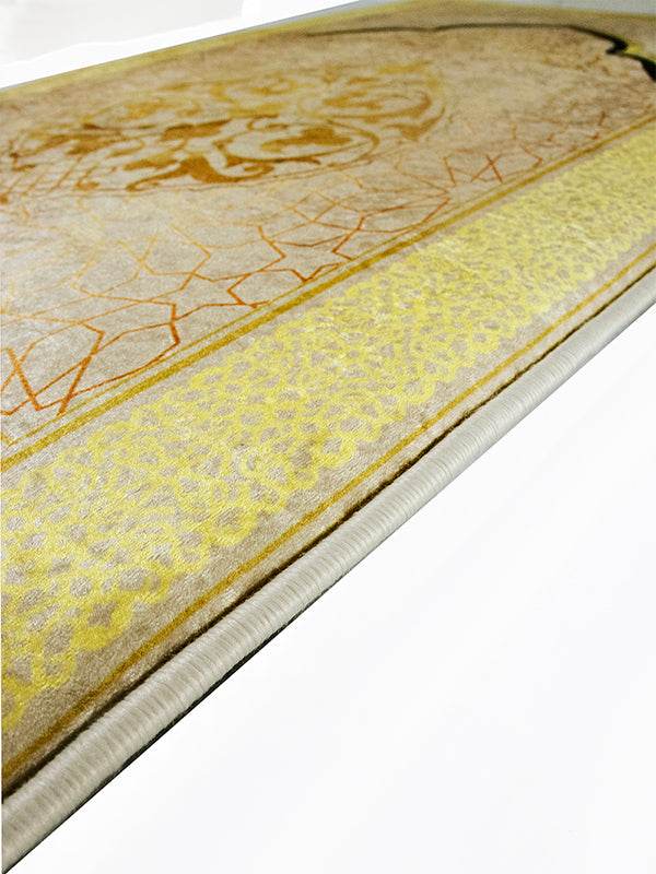 Gold İsme Özel 3 CM Süngerli Ortopedik Seccade - Carpetella